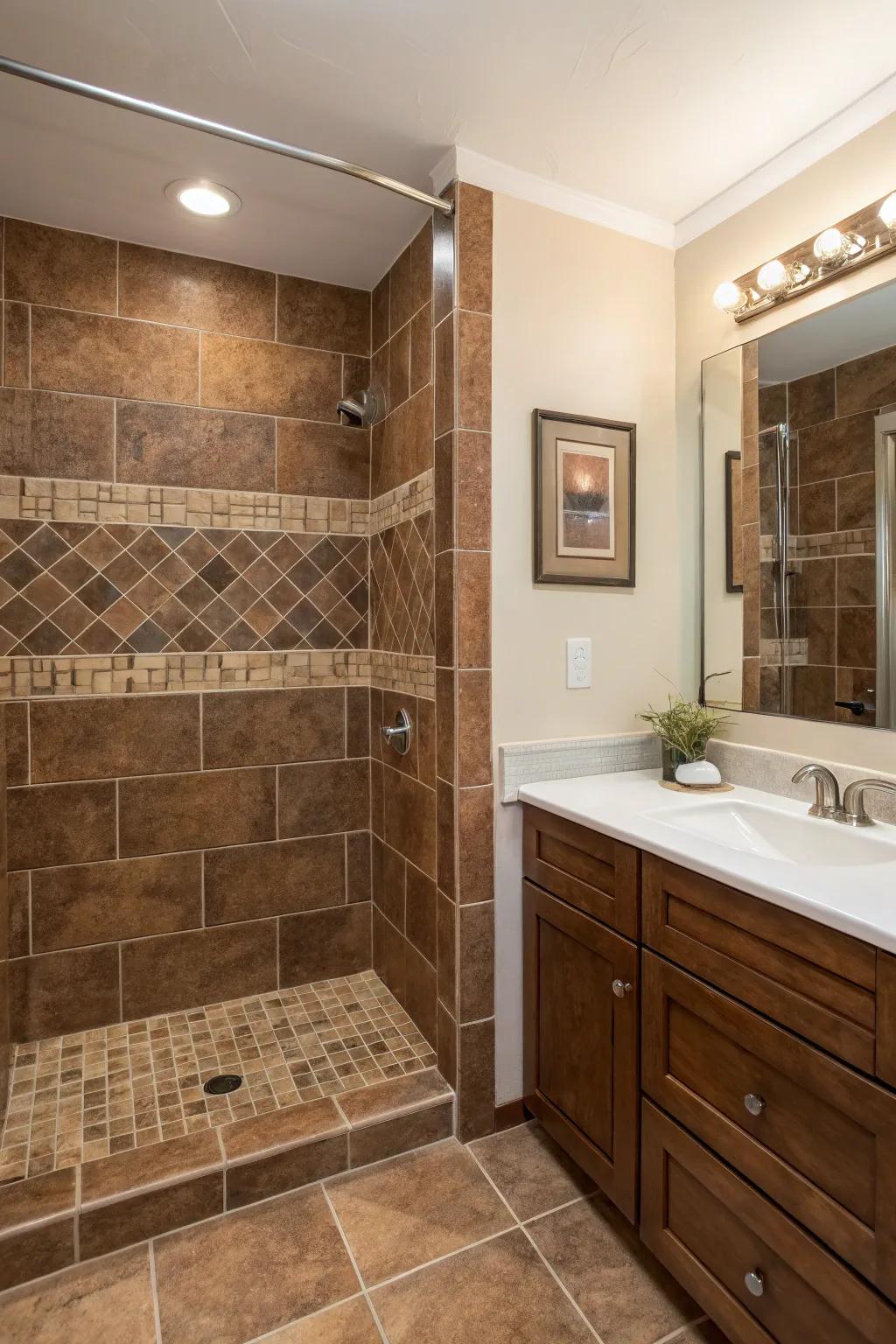 Create an impression with a bold accent wall.