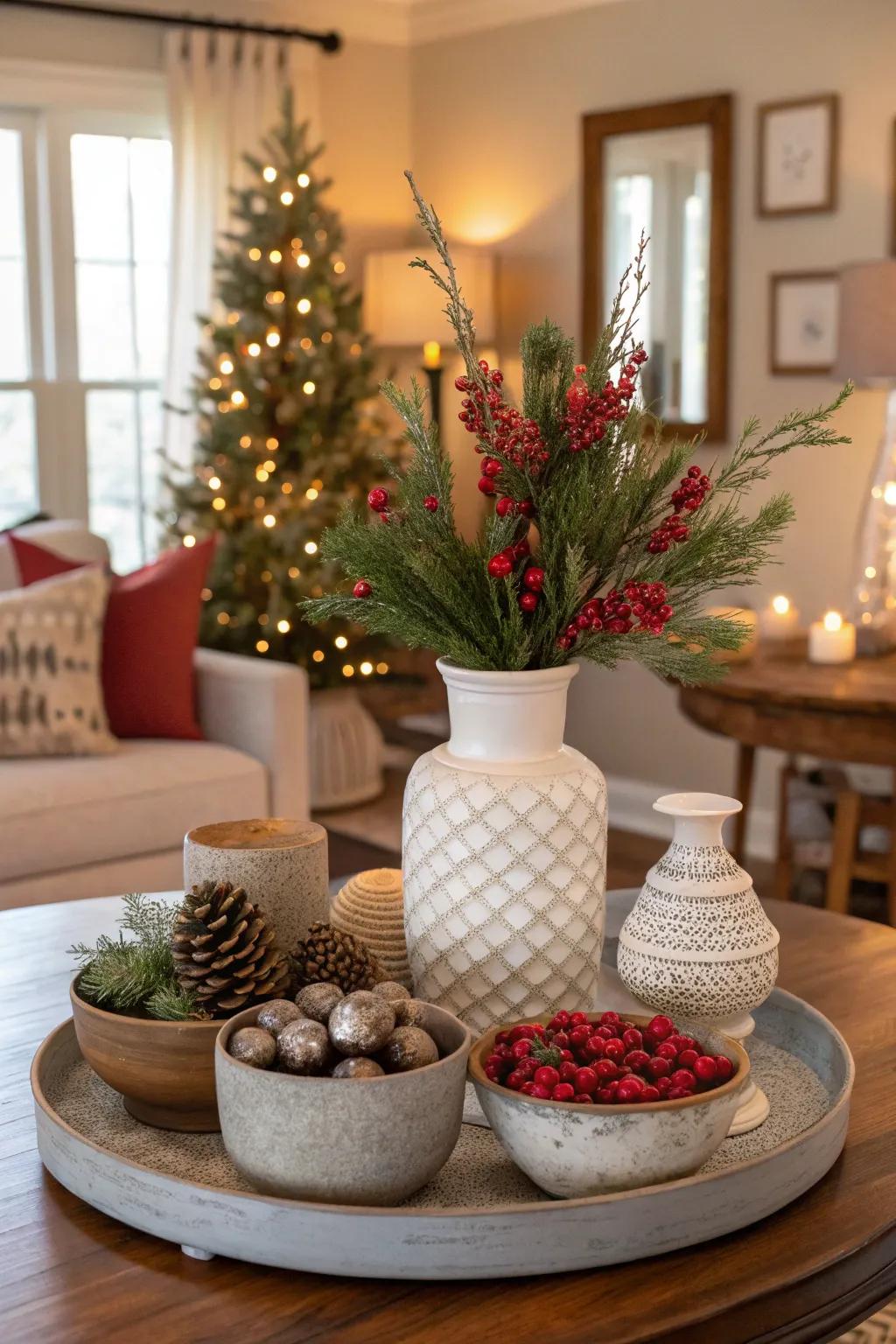 Creative holders introduce a distinctive deviation to the table setting.