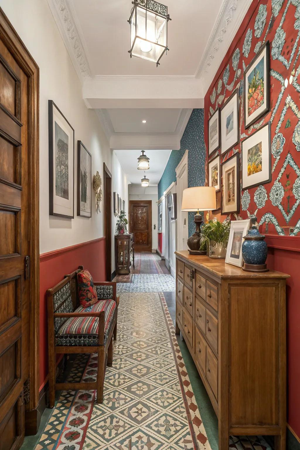 Combining styles can create a unique and curated space.