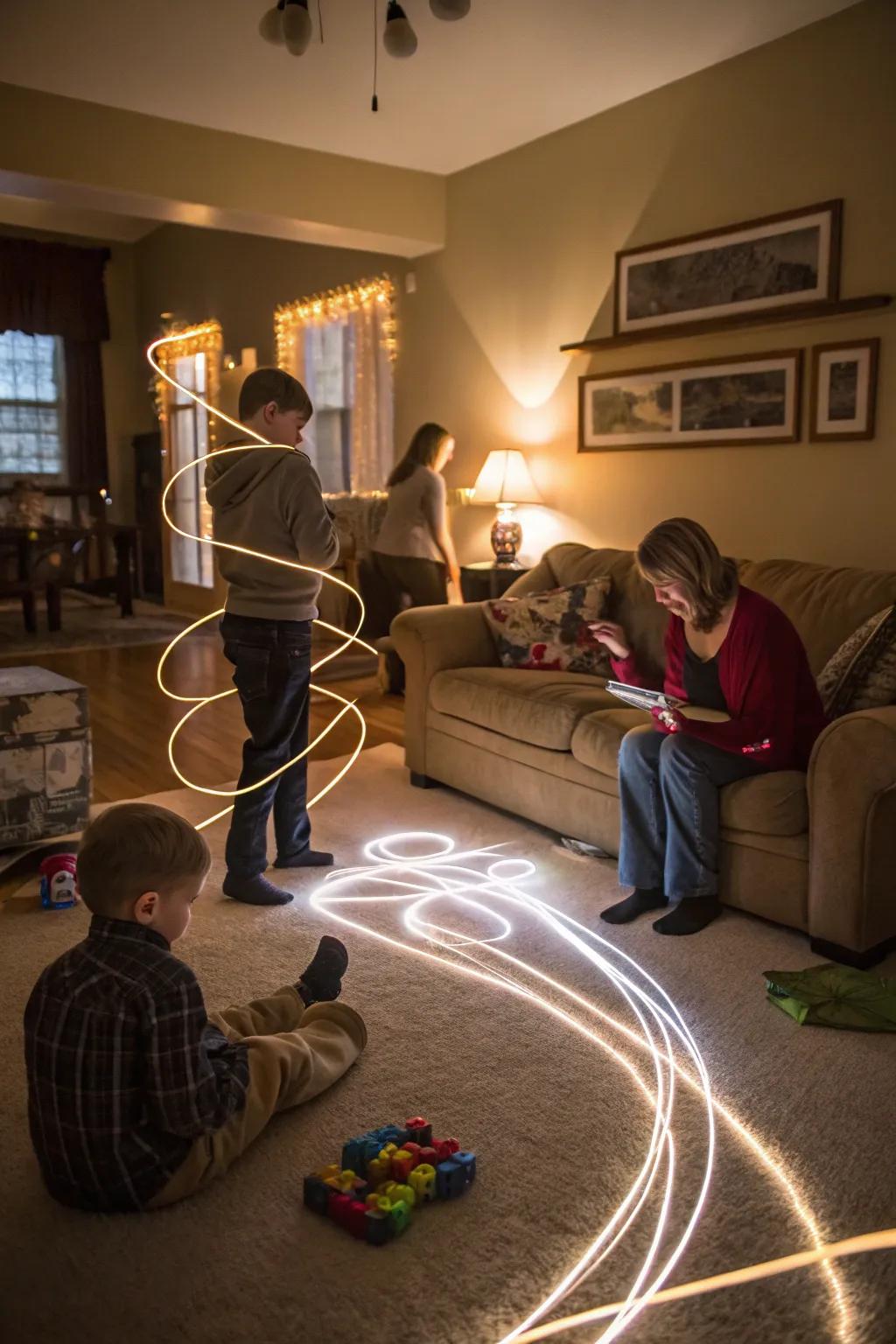 Capture memories using light-enhanced portraits.
