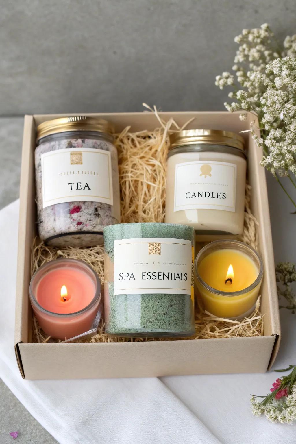 Custom box sets offer a personal touch to pampering.