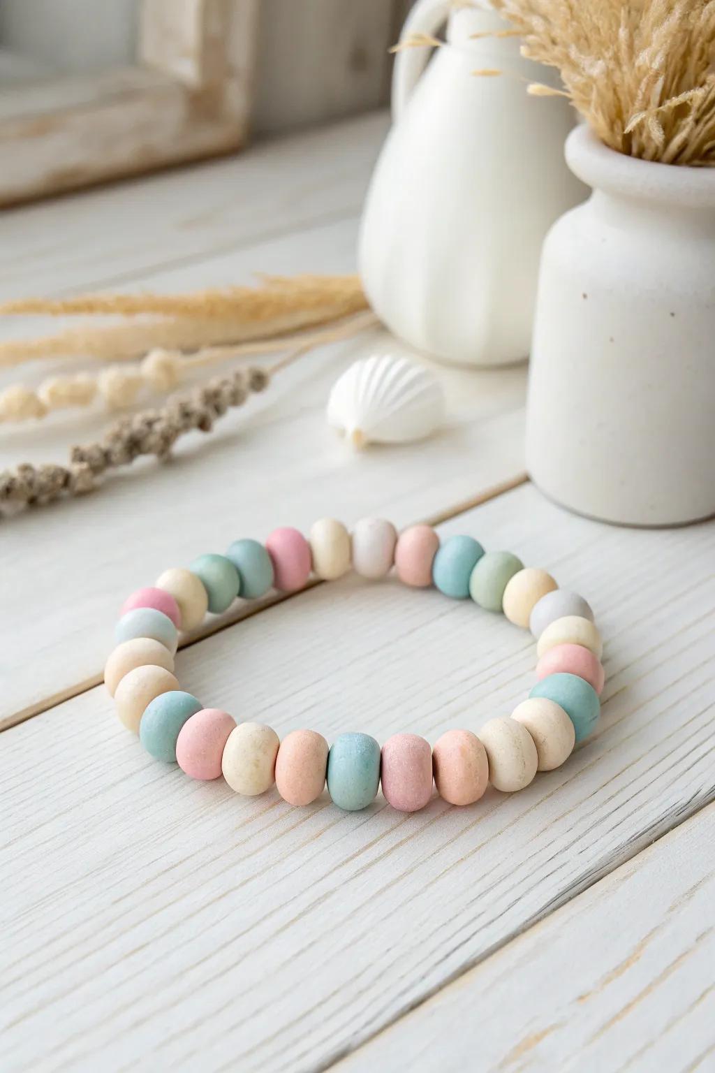 Discover elegance with playful polymer clay bead creations&mdash;a minimalist's delight with a Boho twist!