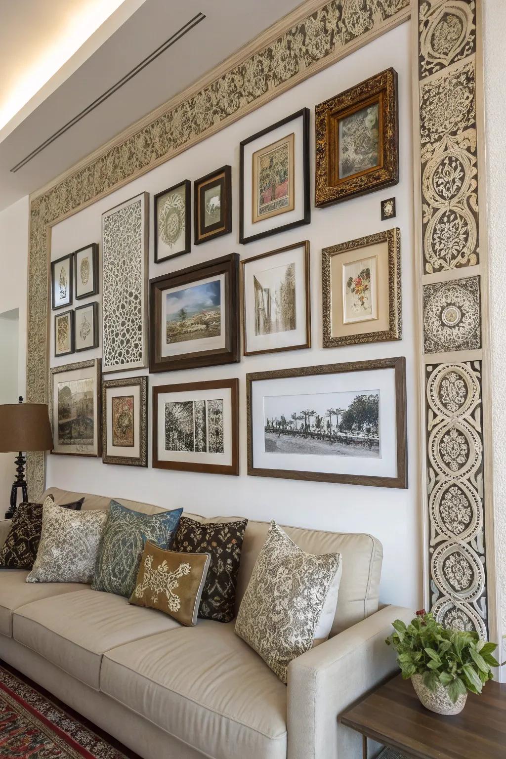 Panel designs introduce sophistication and elegance to interior spaces, creating a refined look.