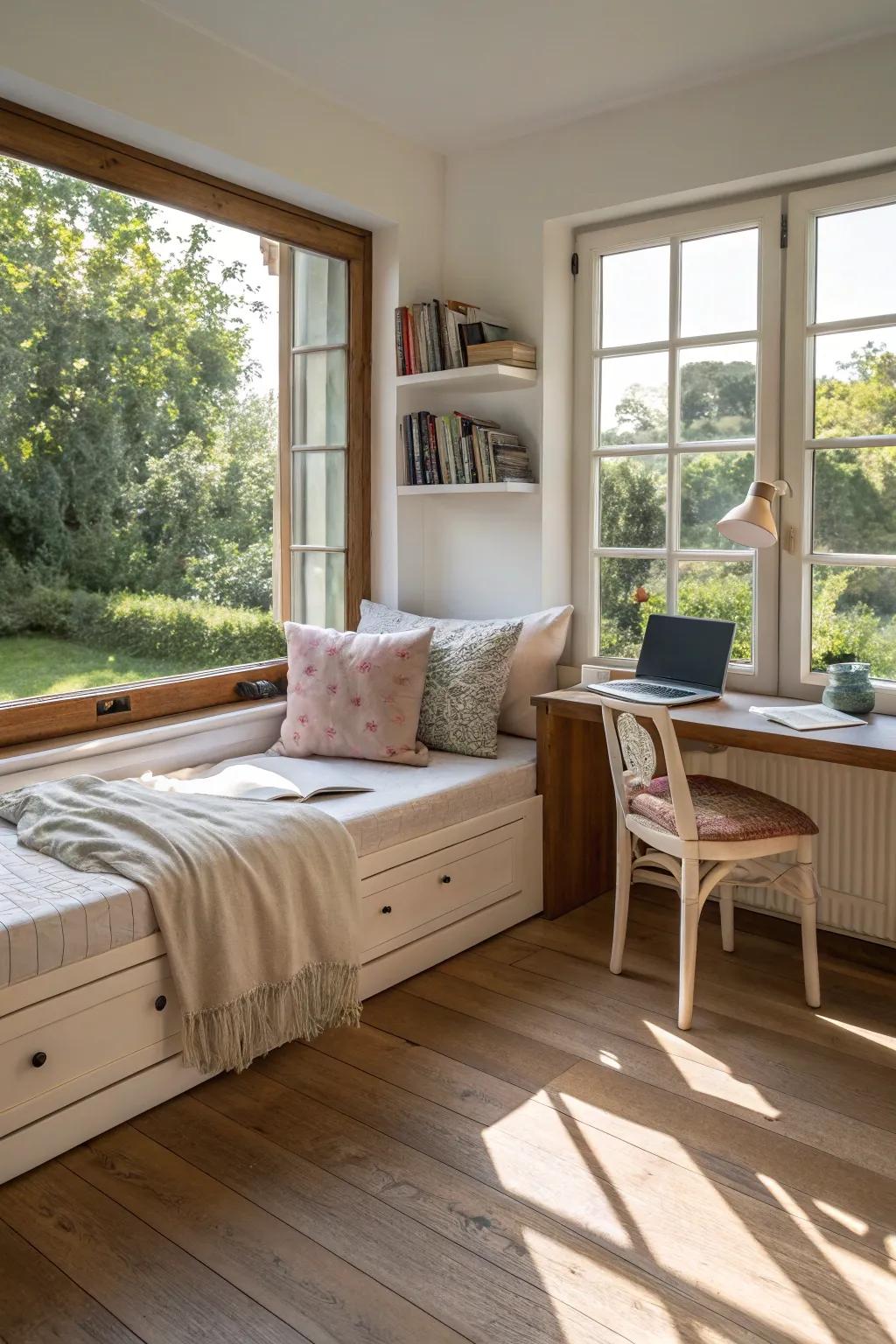 Daylight improves productivity and enhances mood in your space.