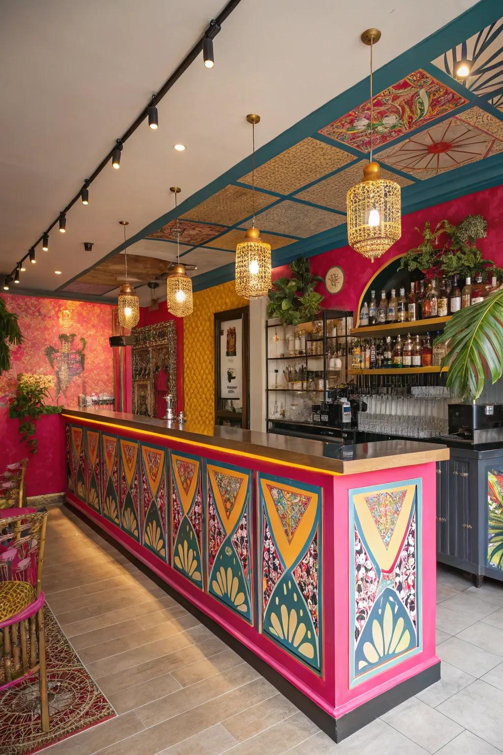 Distinguish yourself with a vibrant and radiant personal bar.