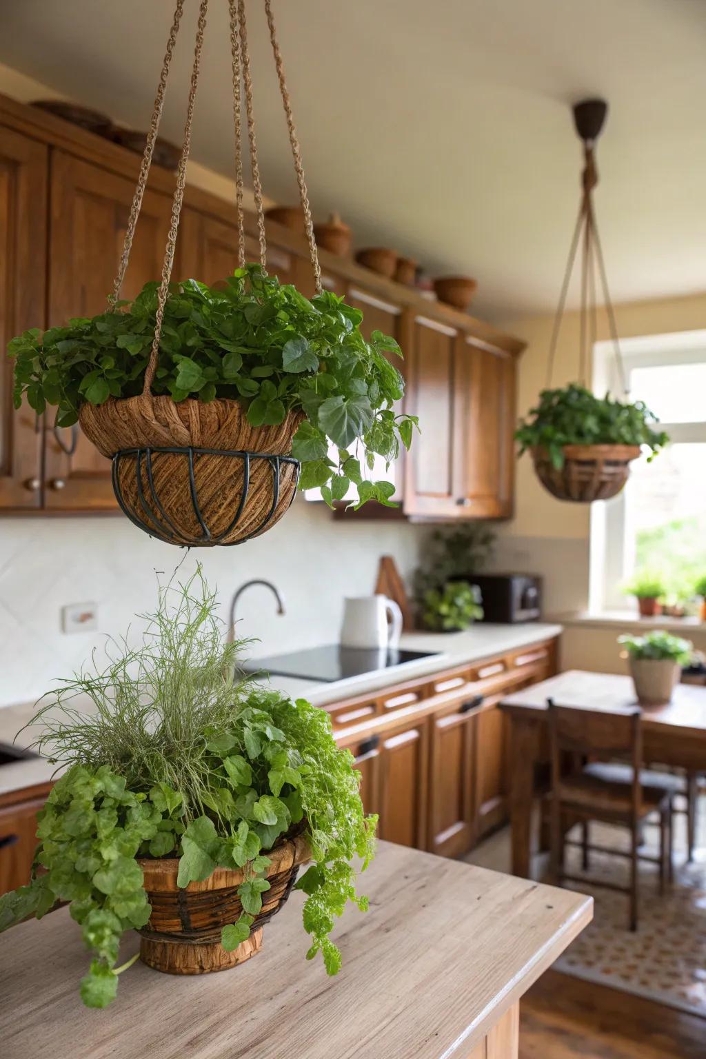 Indoor vegetation designing a fresh and vibrant wall display.