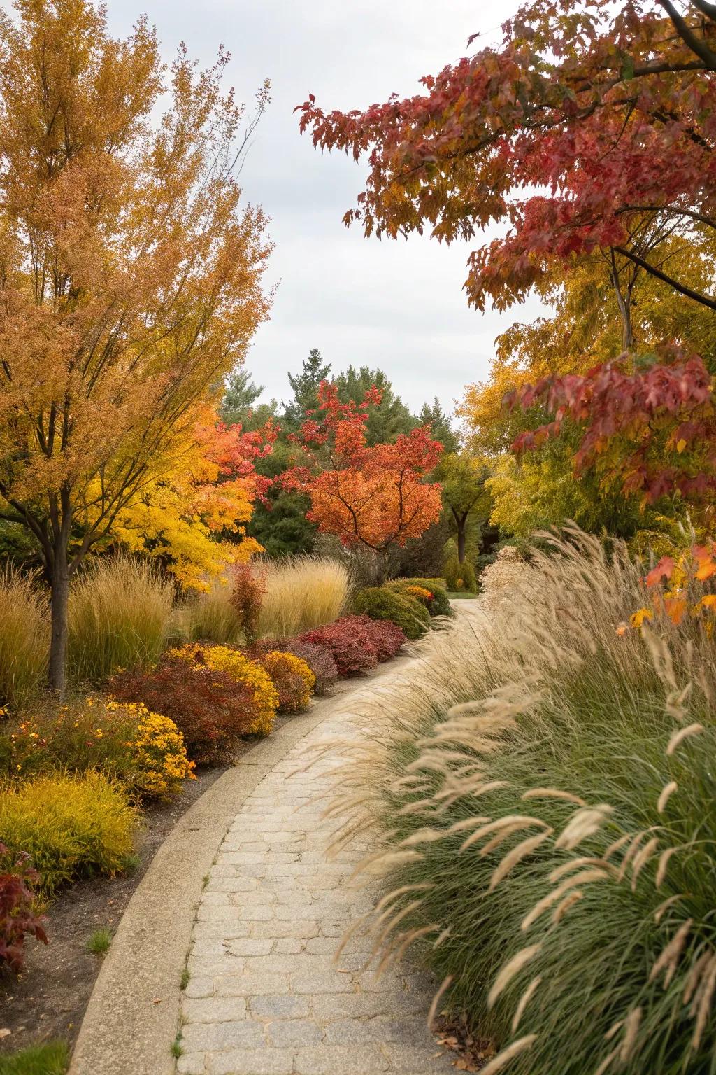 Convert passages into captivating autumn walks.