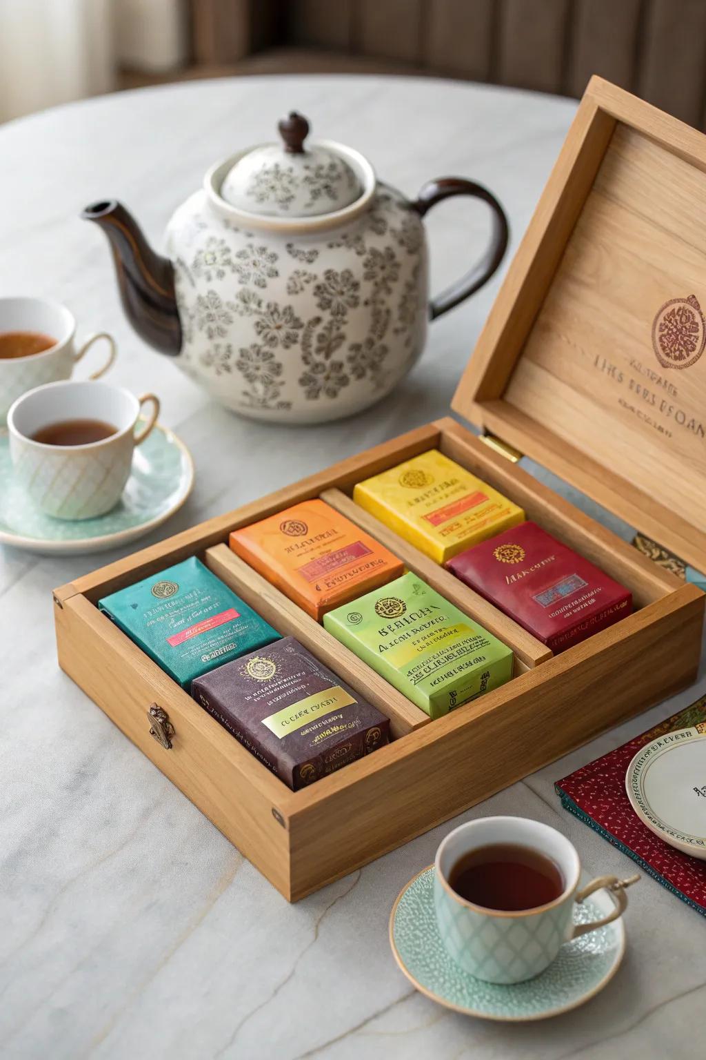 Find the calming world of expert teas with this picked set.