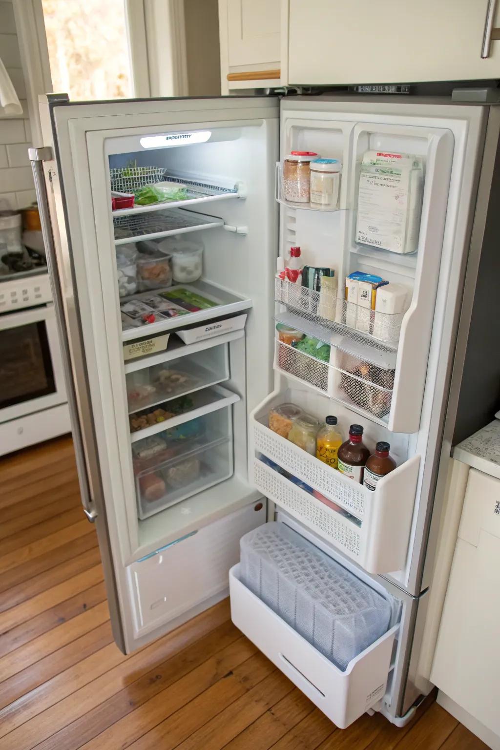 Door compartments are great for frequently accessed smaller items.