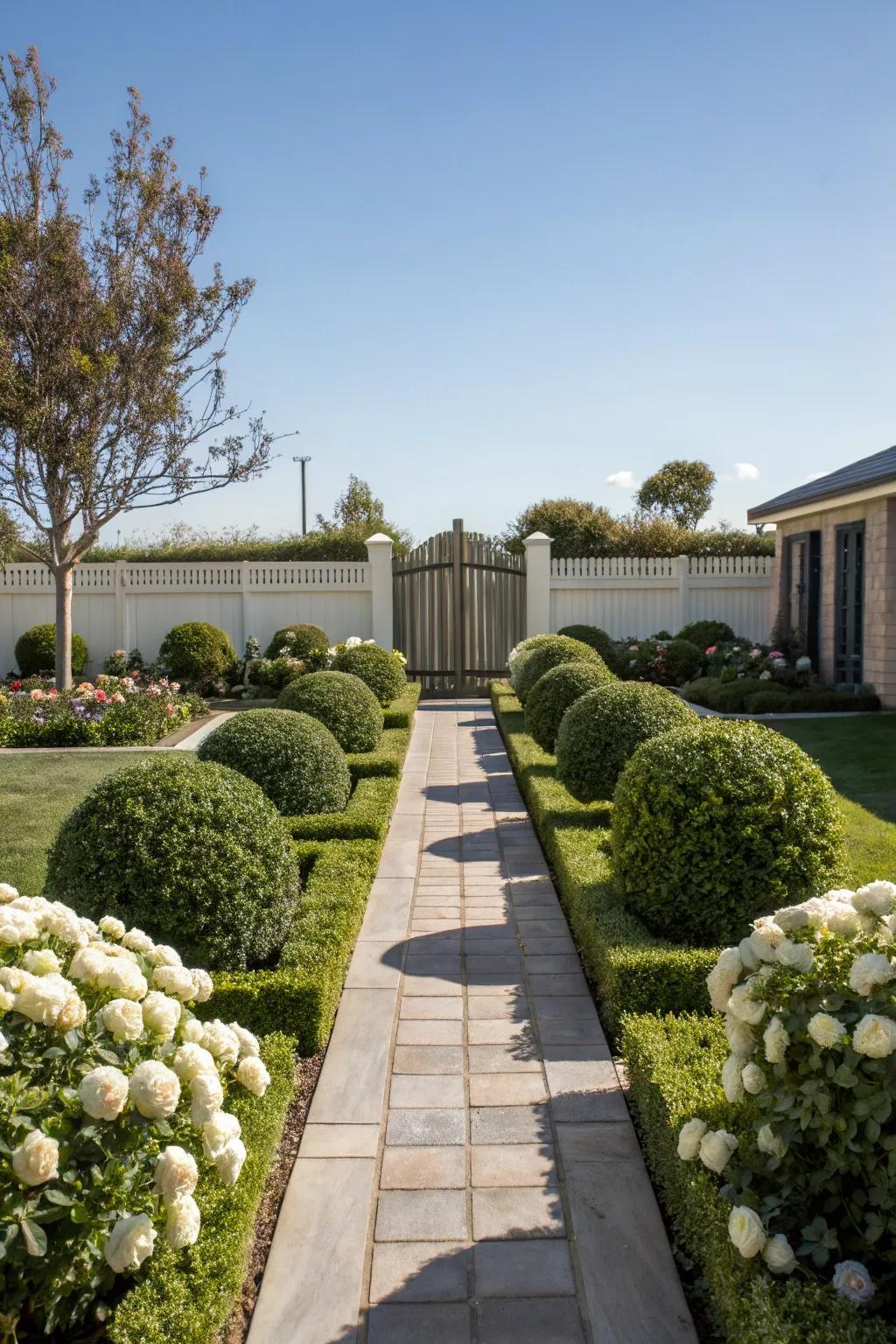 Symmetry brings balance and beauty to your landscape.