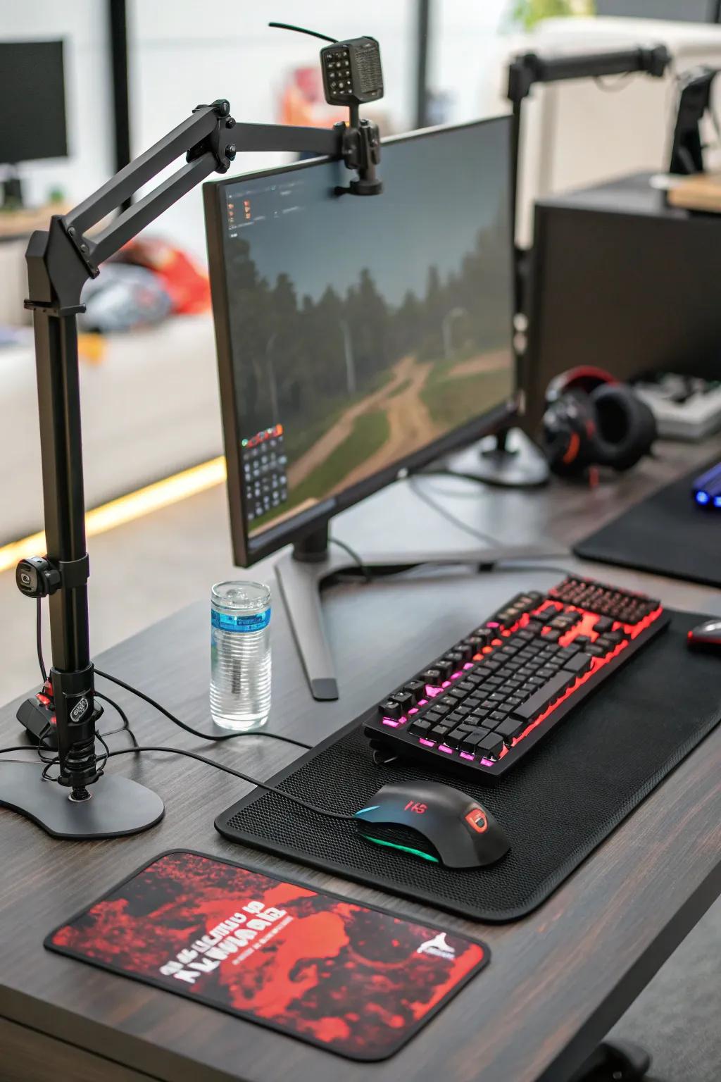 Desk enhancements boost both aesthetics and functionality.