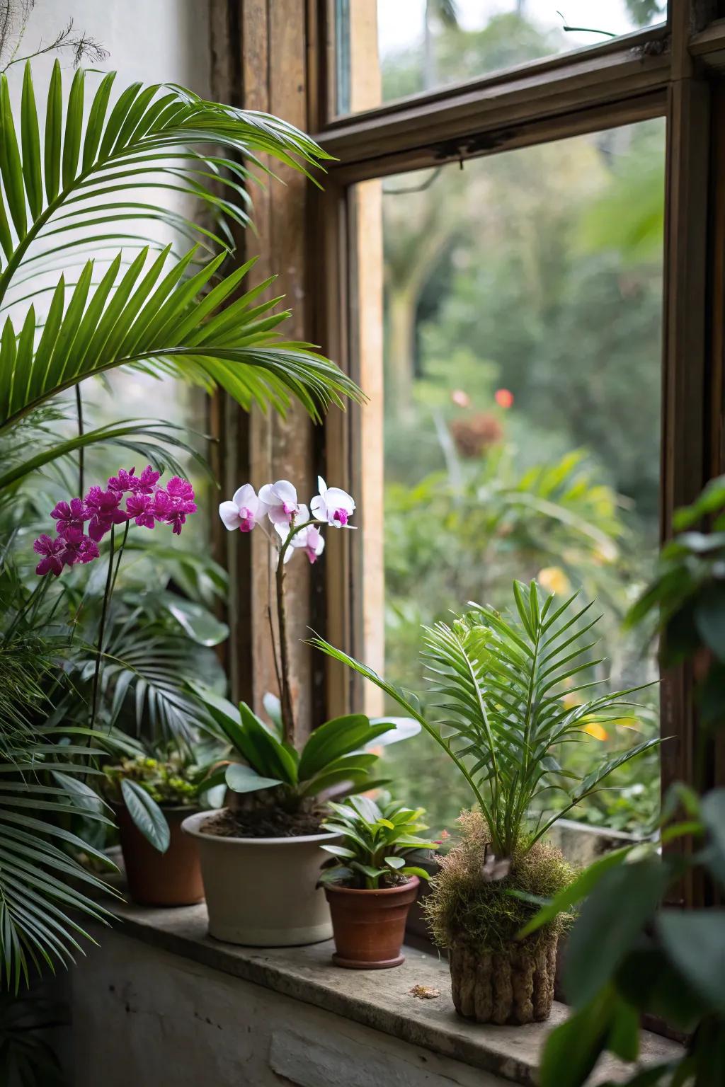 Bring the tropics into your home with radiant flora.