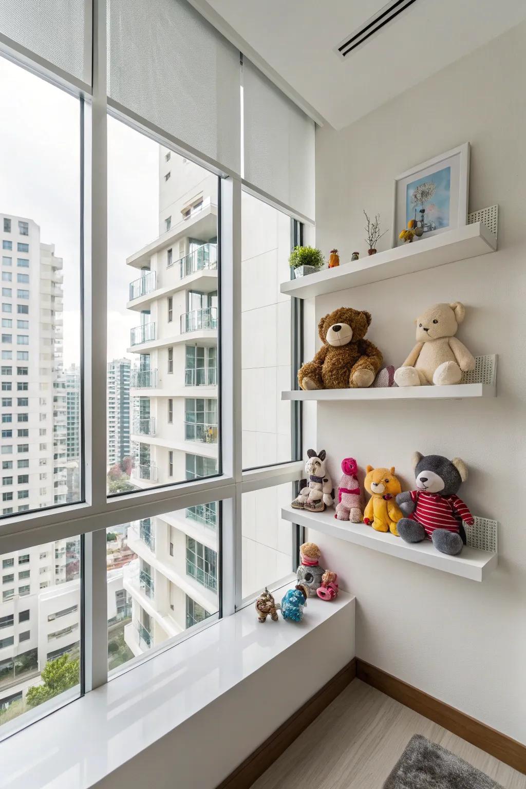 Wall-mounted boards seamlessly blend functionality and aesthetics.