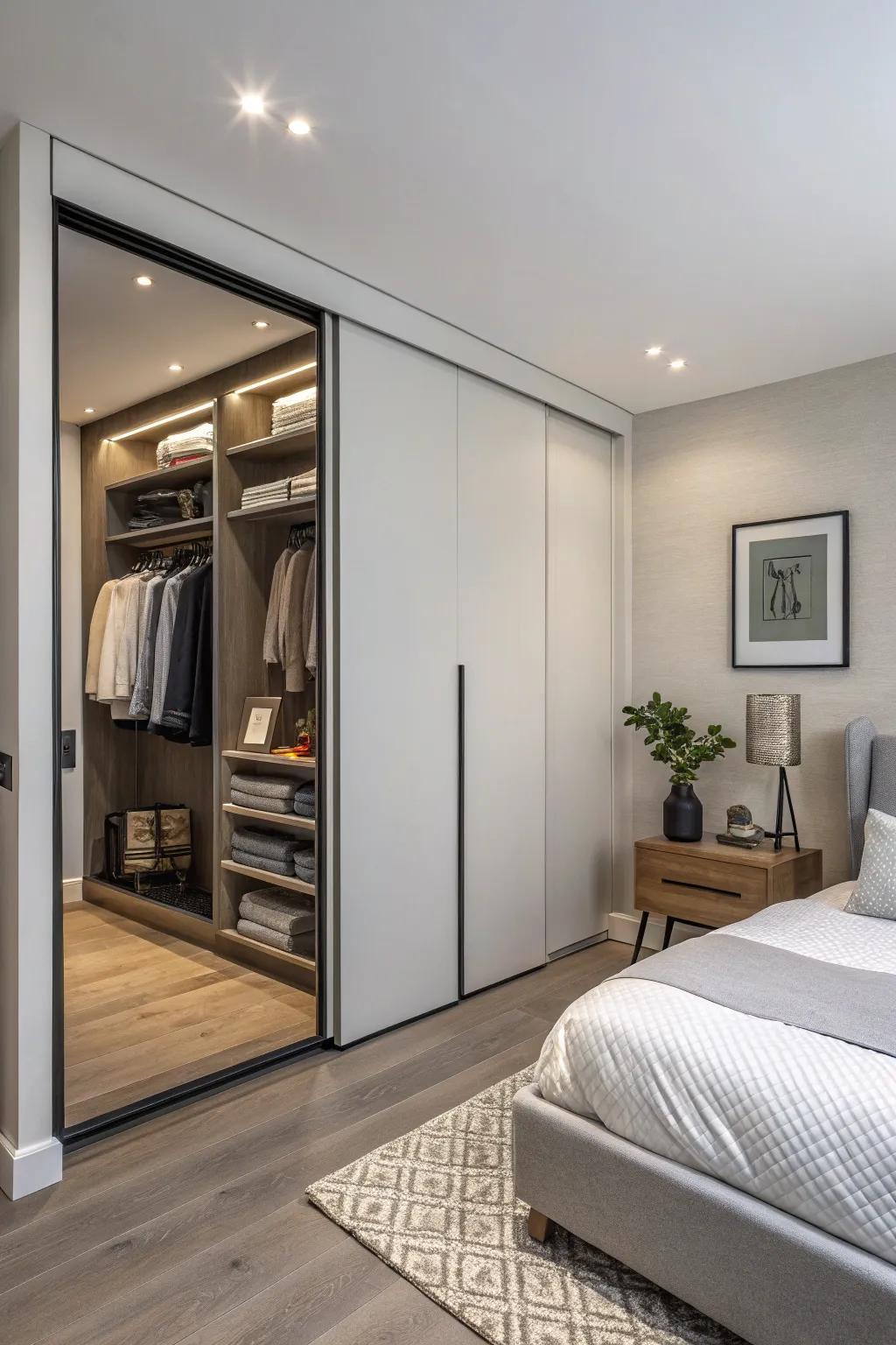 Folding doors: compact and convenient.