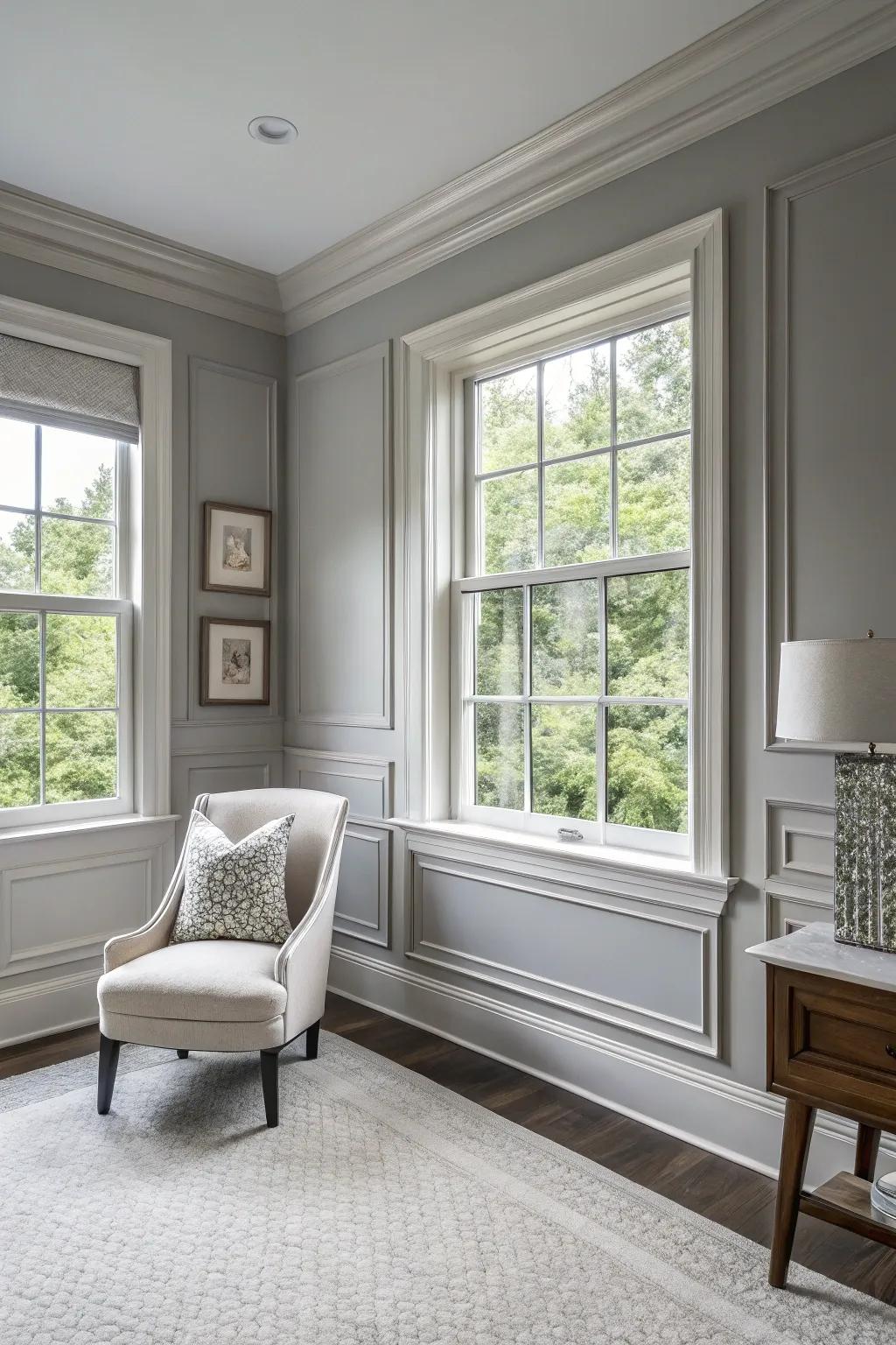 Monochrome frames for a unified and seamless look.