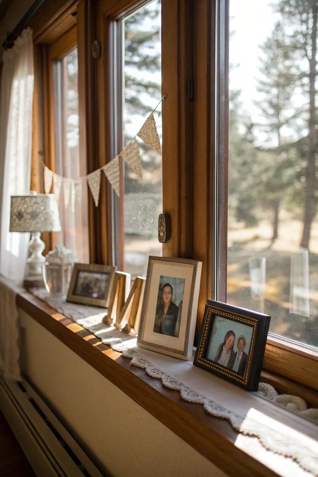 Reflect your character with custom accents adorning your sill.