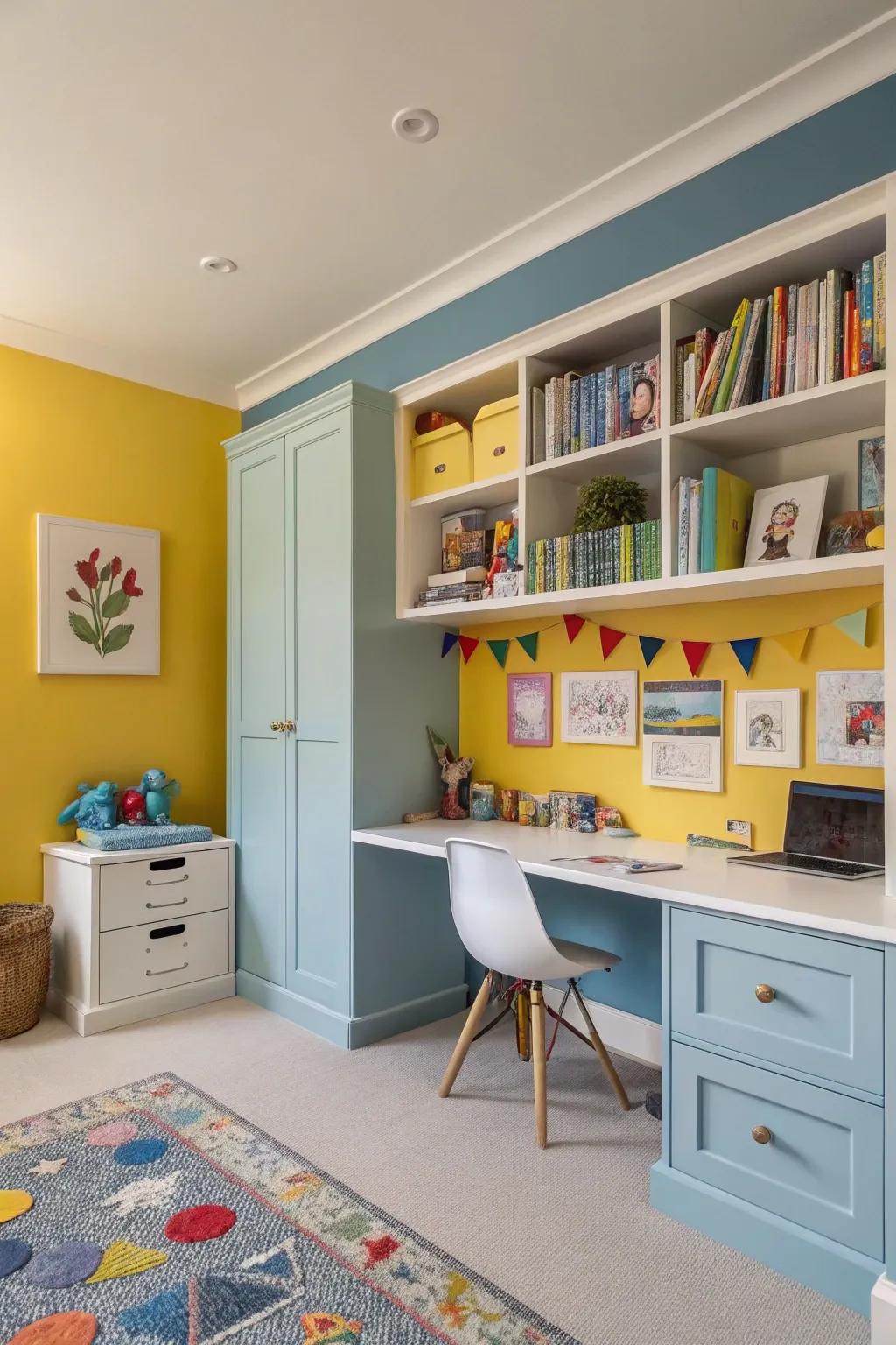 Practical areas make rooms adaptable and engaging.