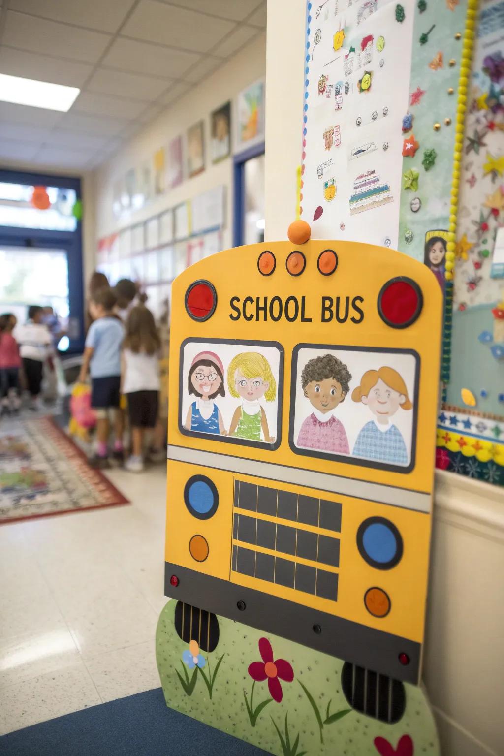 All aboard the school bus for another year of learning and companionship.