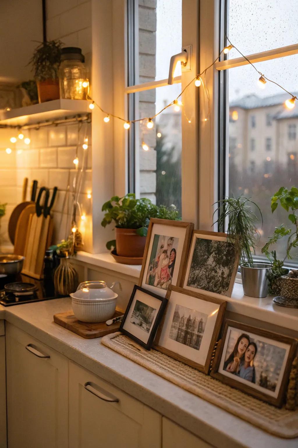 Family portraits incorporate a personal and heartwarming feeling.