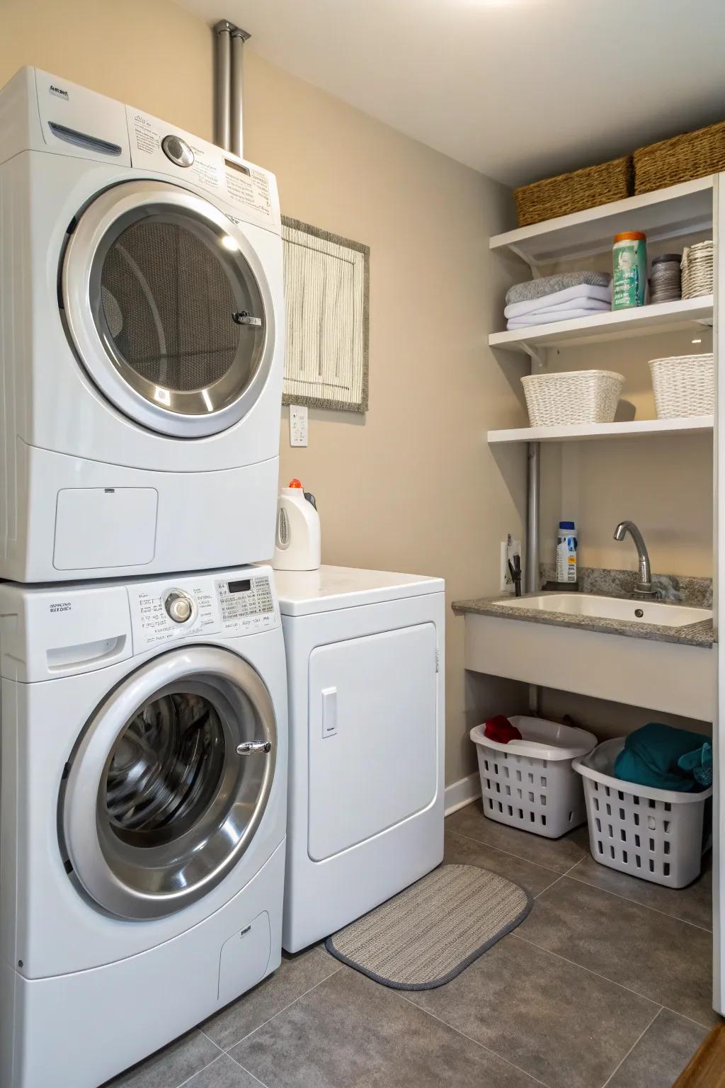 Small appliances free up valuable space.