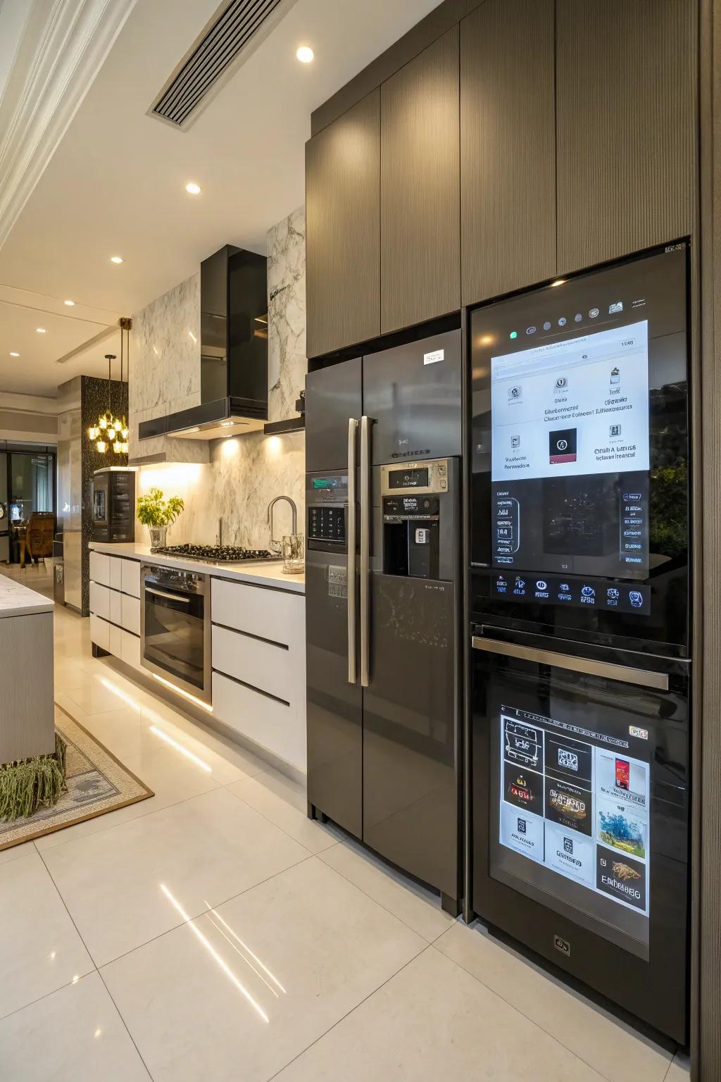 Smart technology easily incorporated into the kitchen.