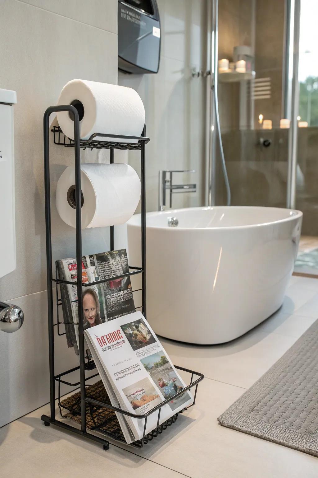 Multi-purpose holders offer maximum utility.