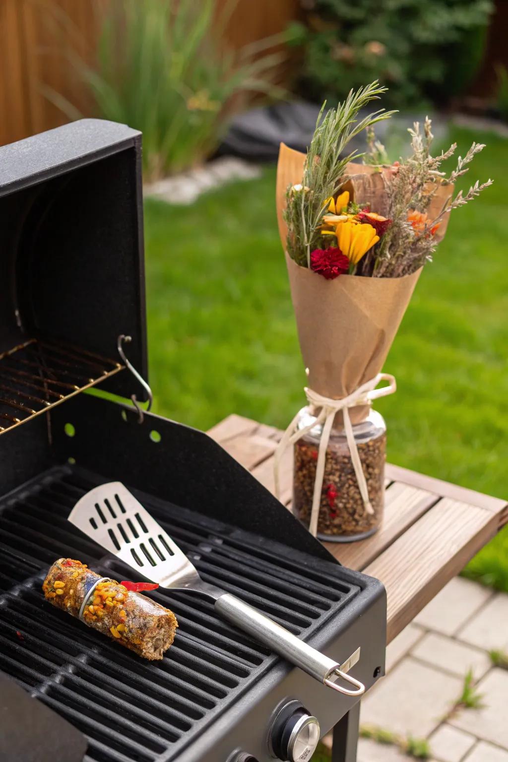 Grill master bouquet, perfect for the barbecue lover.