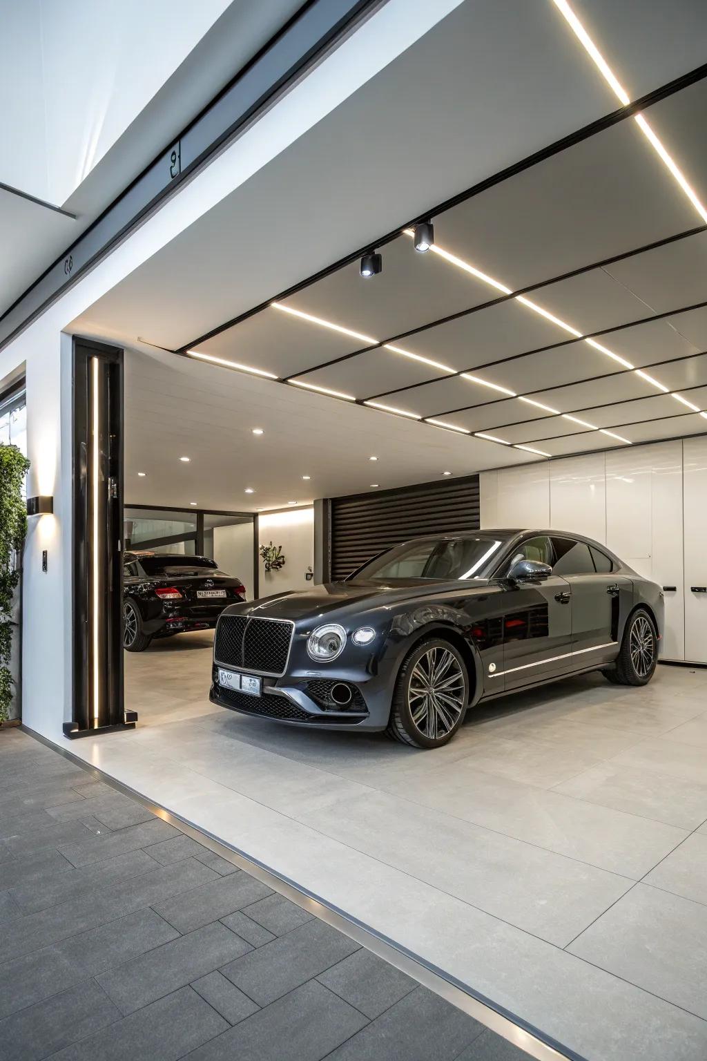 Transform your garage into a stunning vehicle display area.