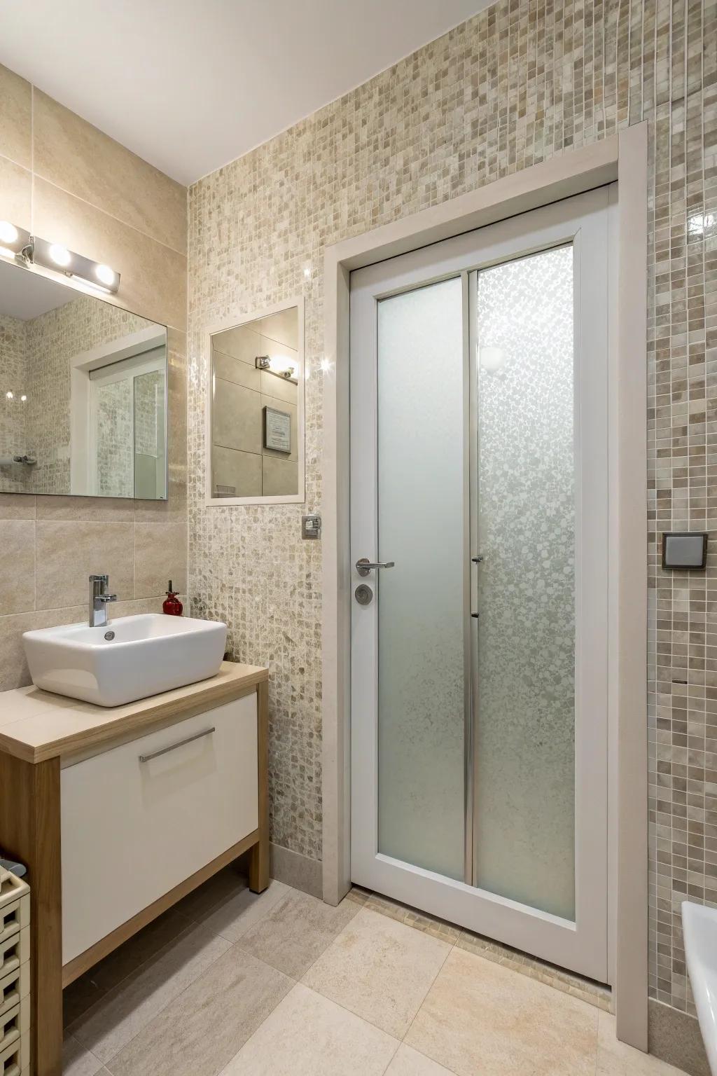 Enjoy simplicity using simple, modern mosaic looks.
