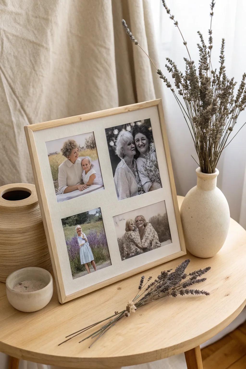 Celebrate the magic of family history with a timeless photo collage.