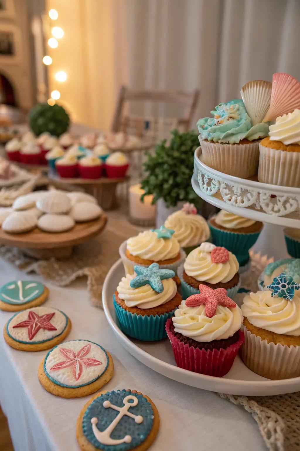 Delicious treats with a sea-inspired twist.
