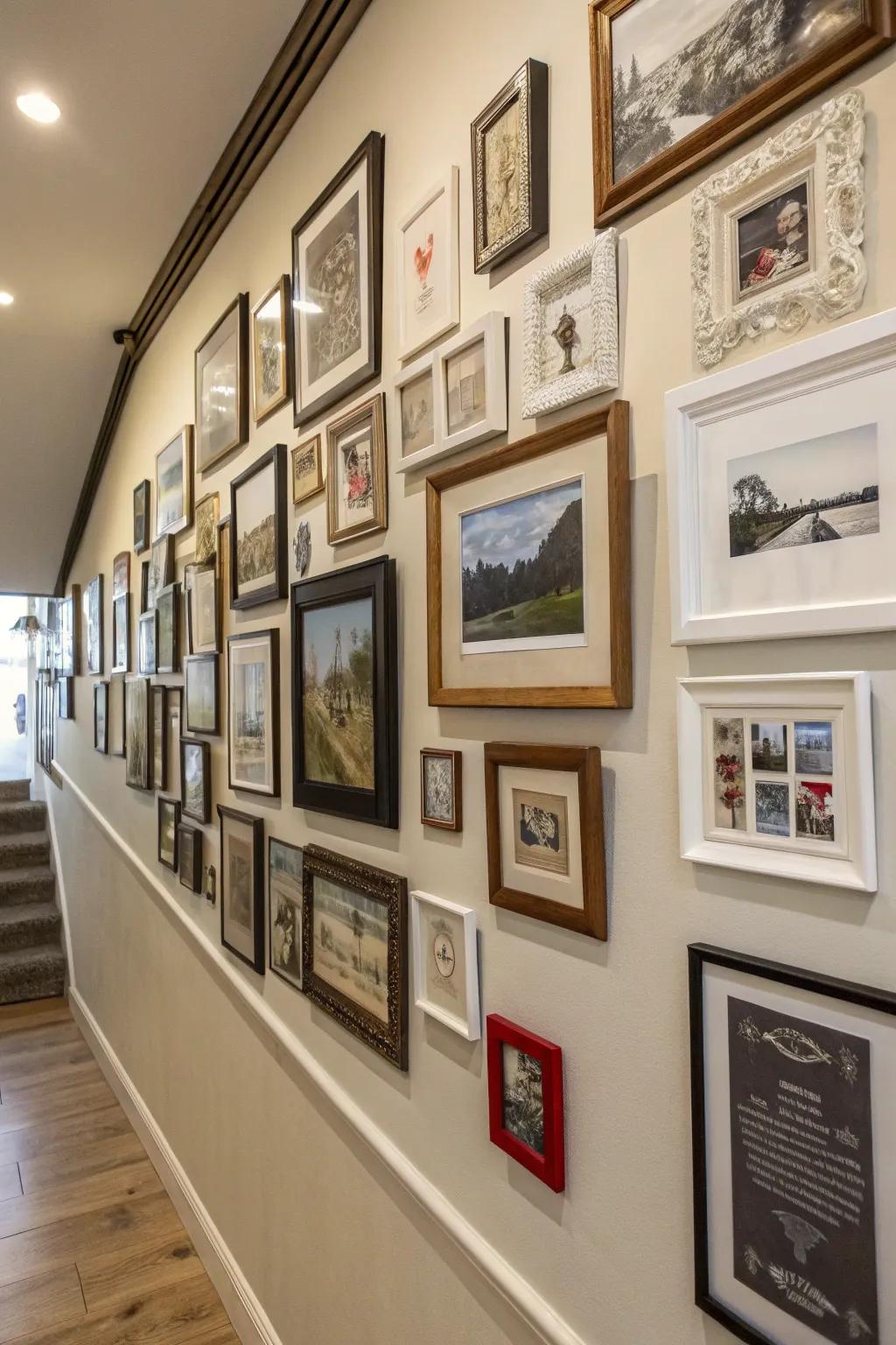 Off-balance layouts inject character and a carefree mood into your decor.