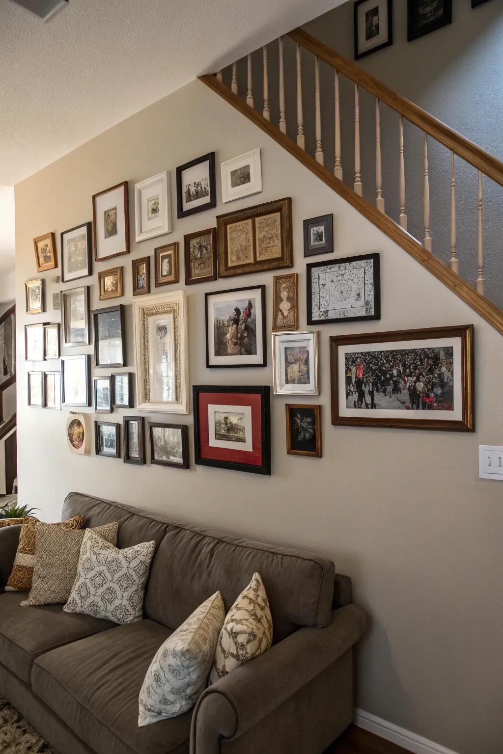 Off-balance configurations inject dynamic energy into your walls.