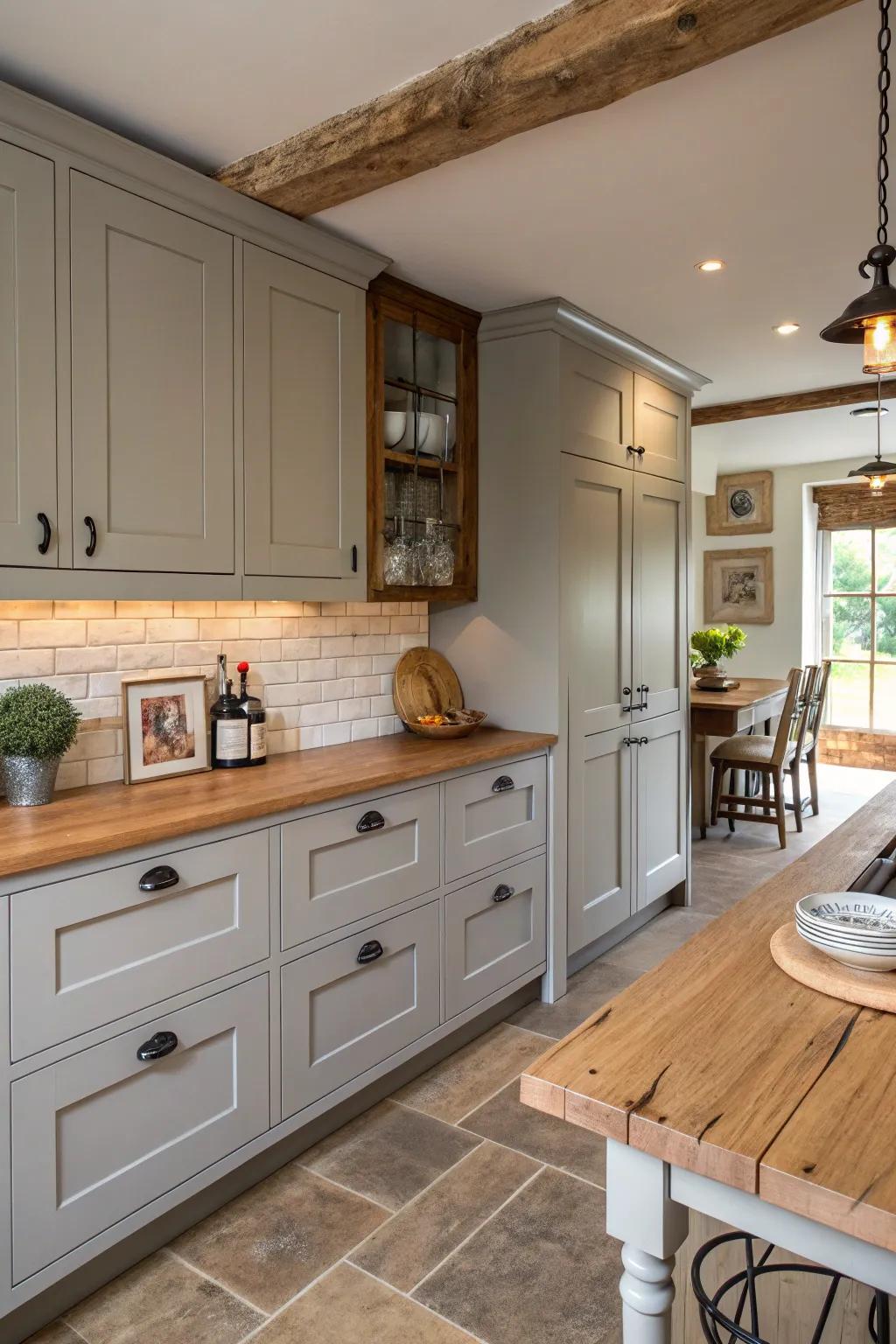 Pale gray offers a versatile and classic appeal.