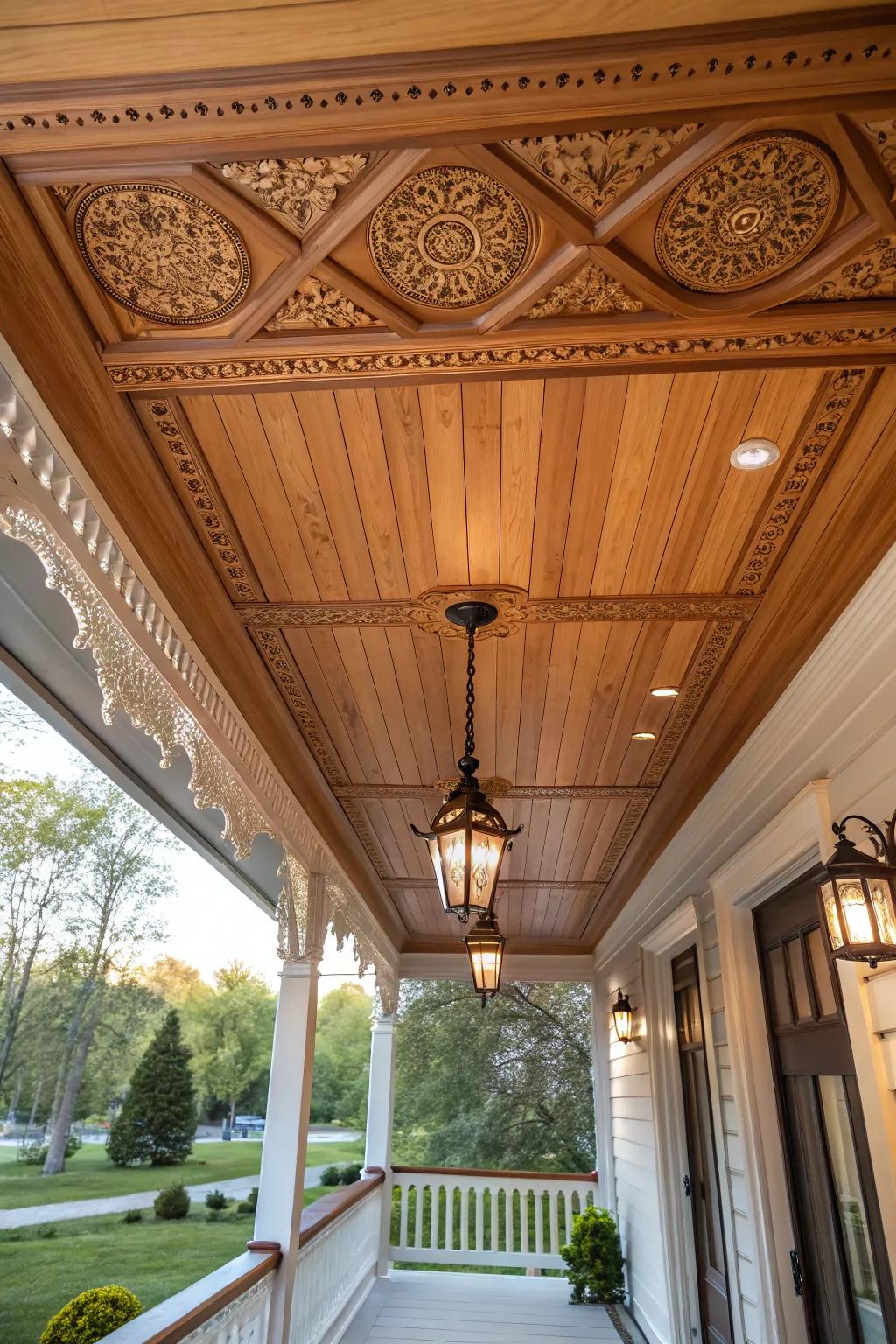 Sophisticated timber paneling for a warm ambiance.