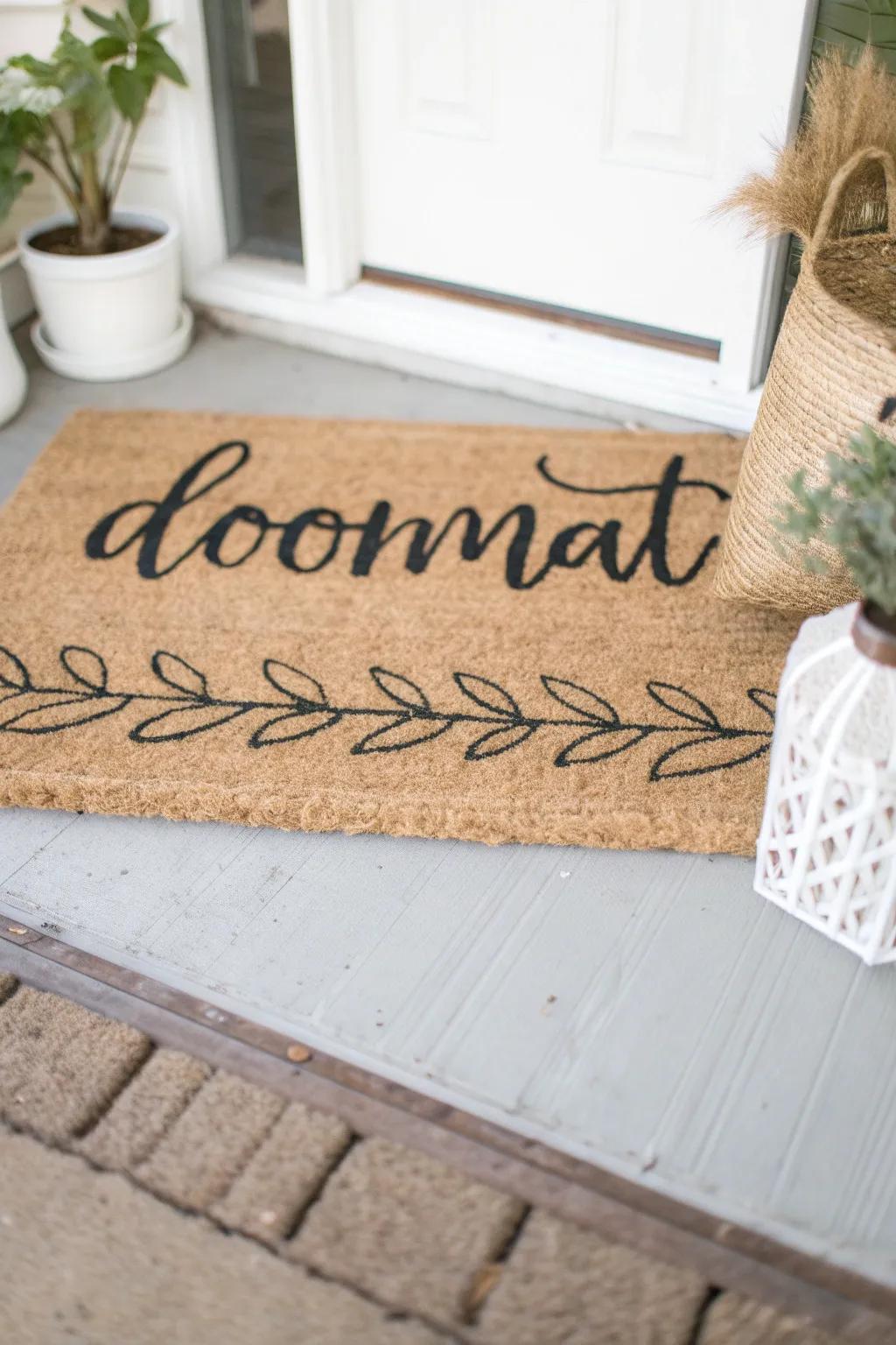 Welcome guests home in fashion with a custom touch!