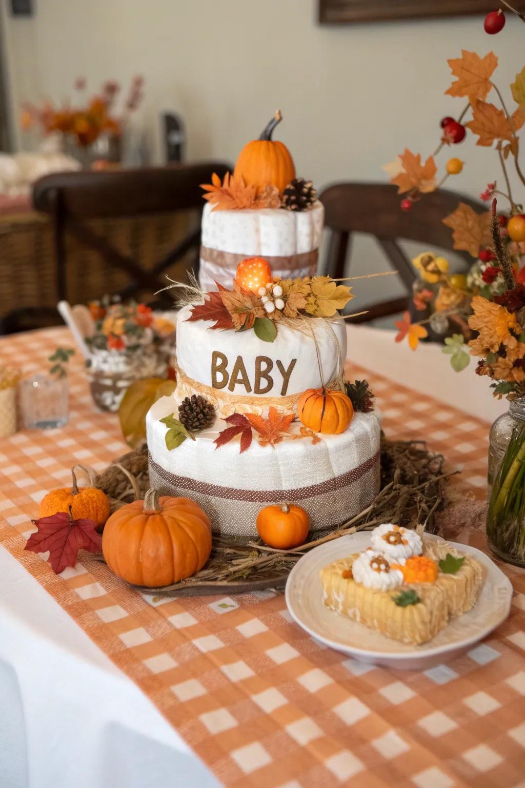 Bespoke gourd diaper designs are a heartfelt element for each welcoming event.