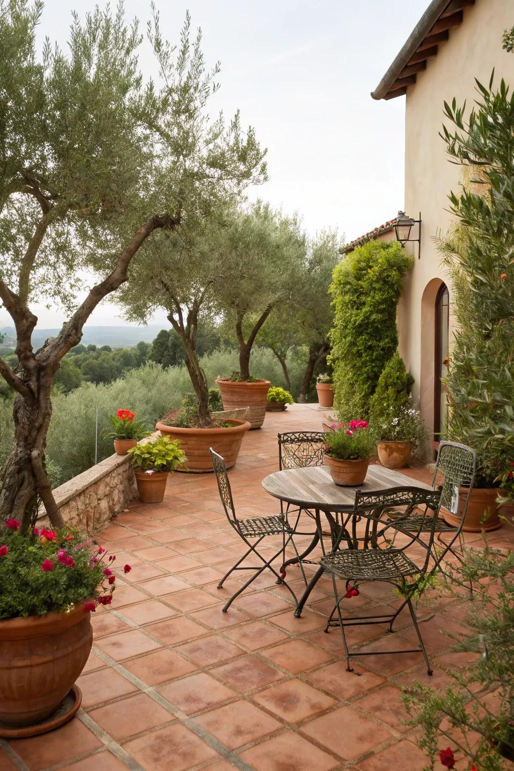 Southern European charm brings vacation vibes home.