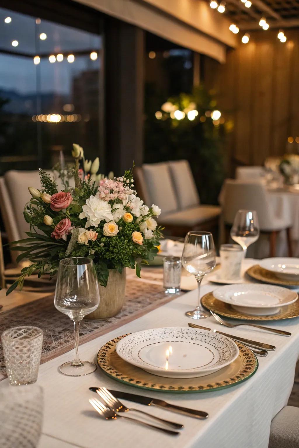 Relive your first encounter with a special dinner at home.