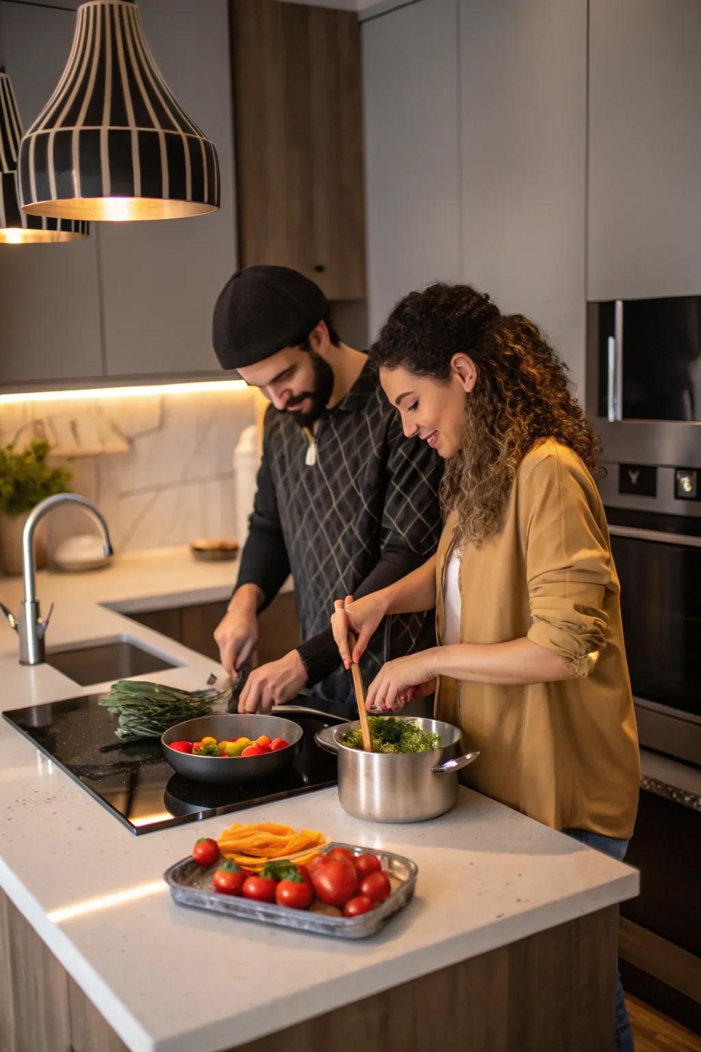 Create tasty memories by cooking together.