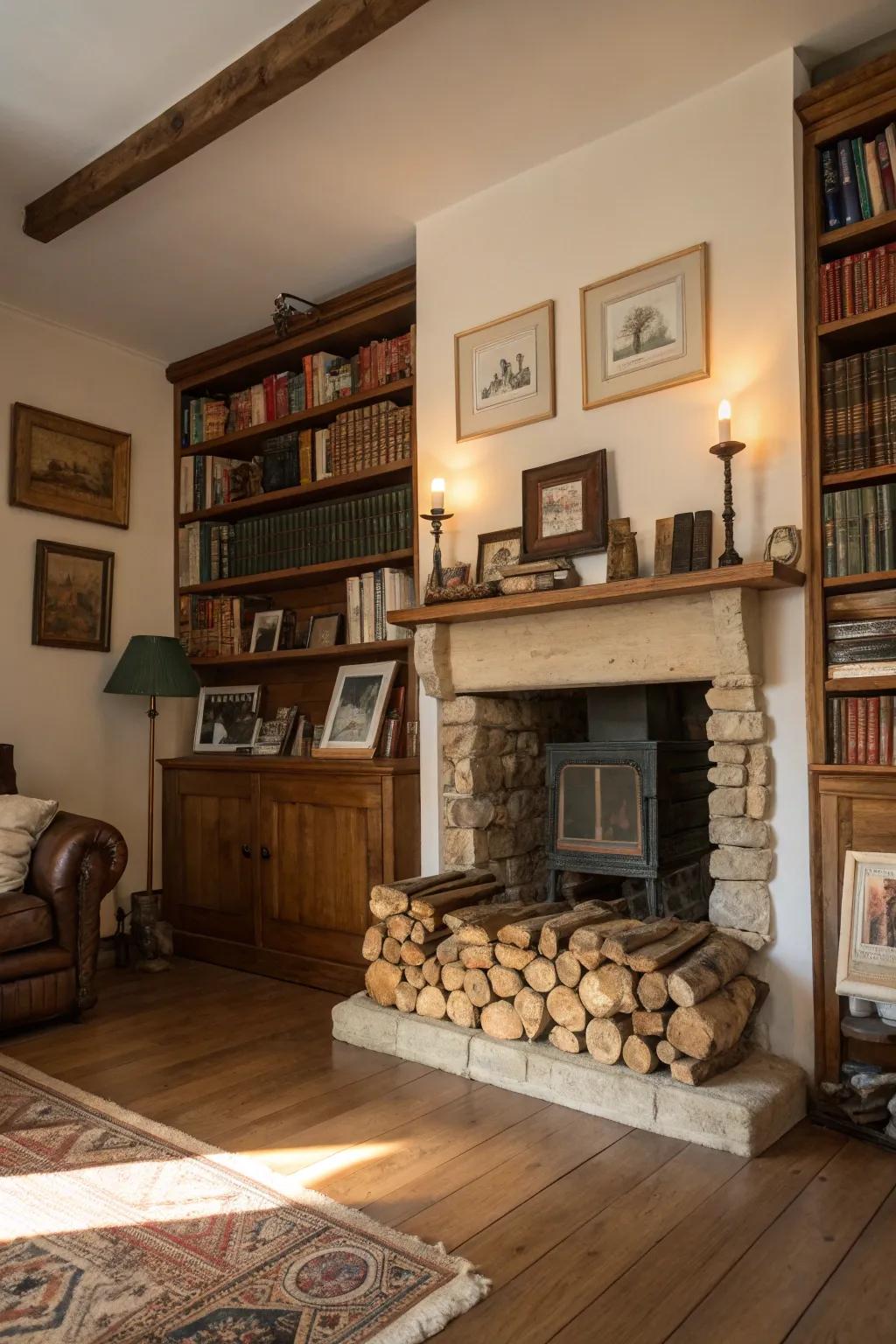 Retro items bring sentimental character to the shelves.