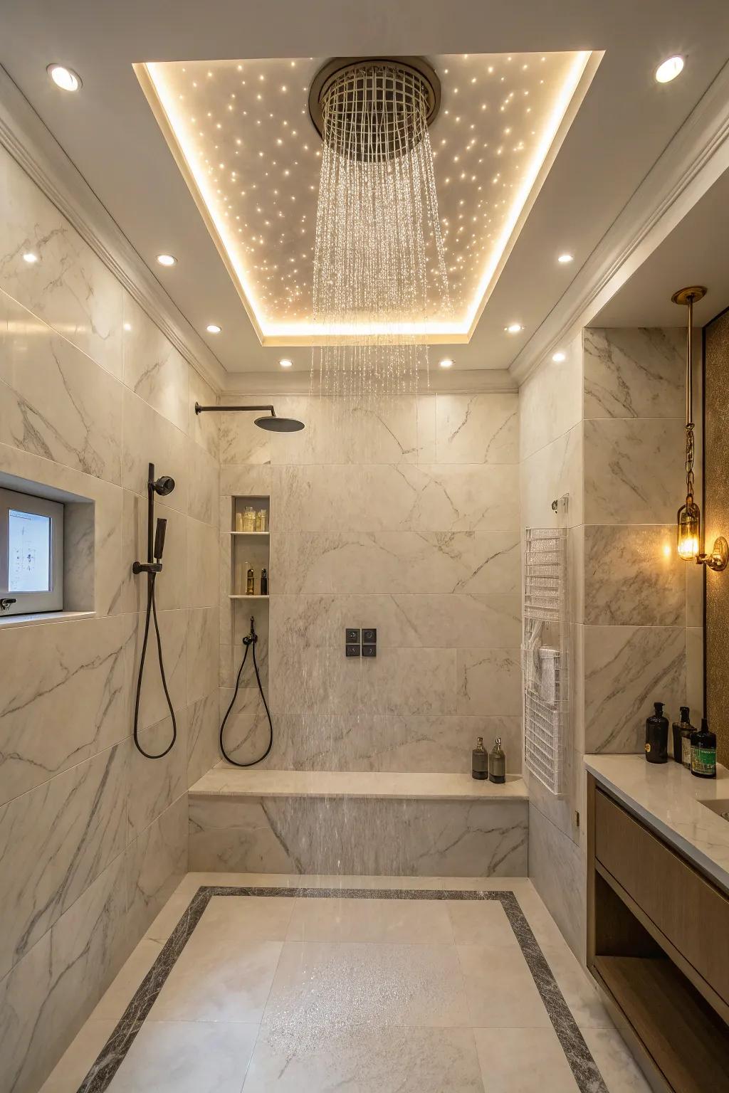 Create a peaceful area using spa-inspired features.