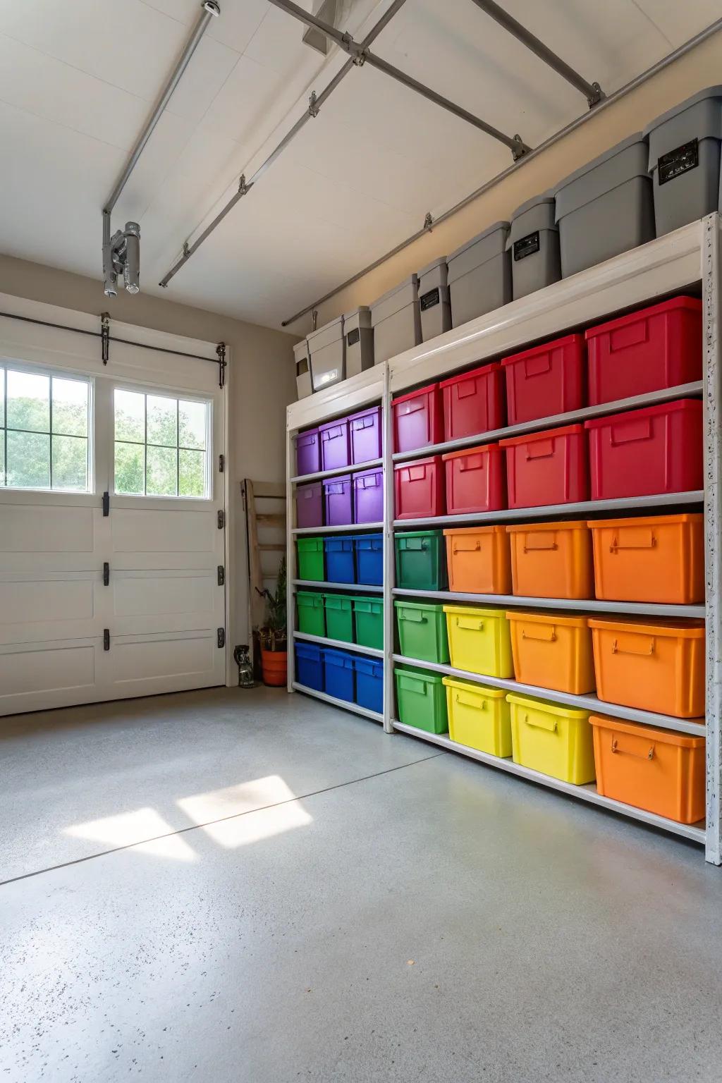 Mix usefulness and style with artistic storage options.