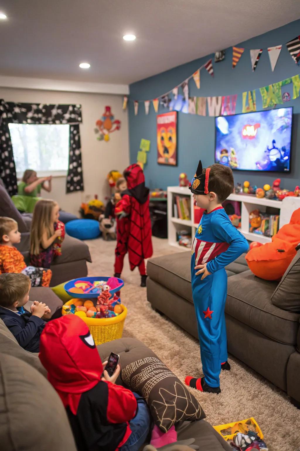 Transport into another world using a playful dress-up party.