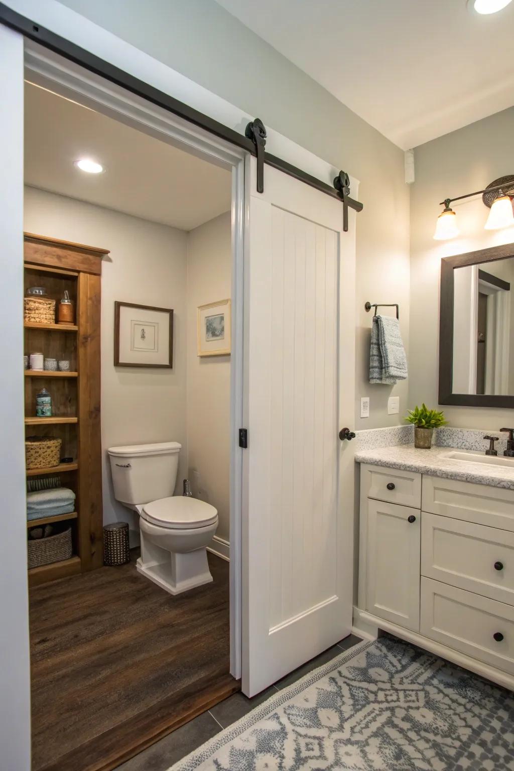 By smoothly disappearing into the wall, pocket sliding doors free up space.