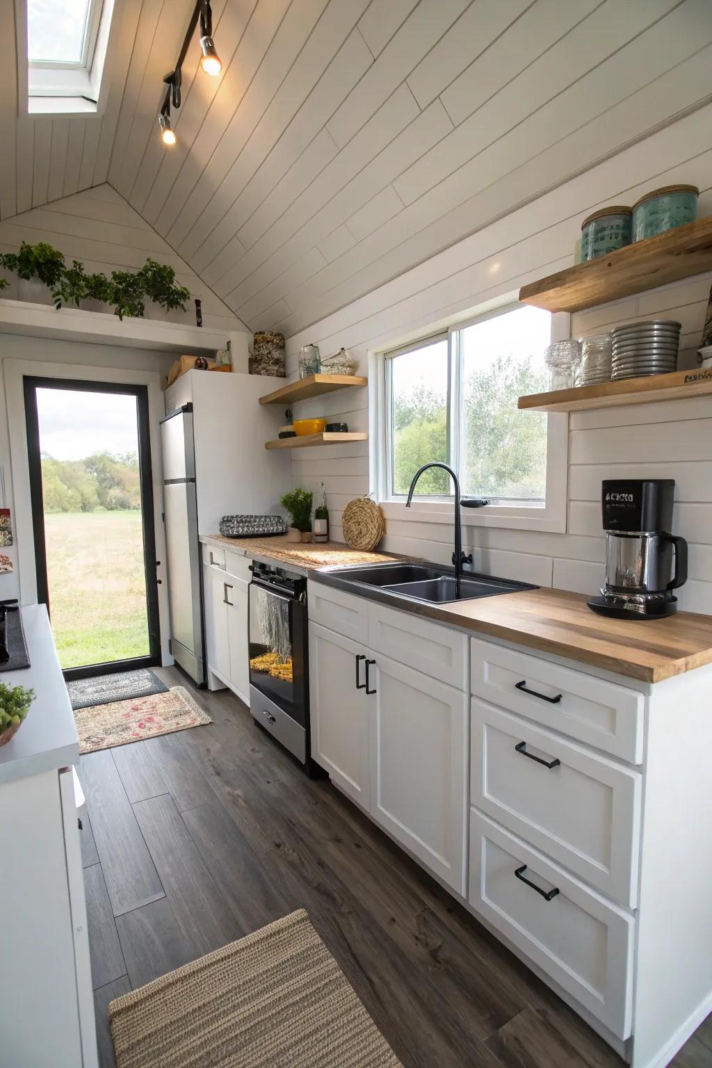 Functional kitchens in small homes demonstrate thoughtful design and efficiency.