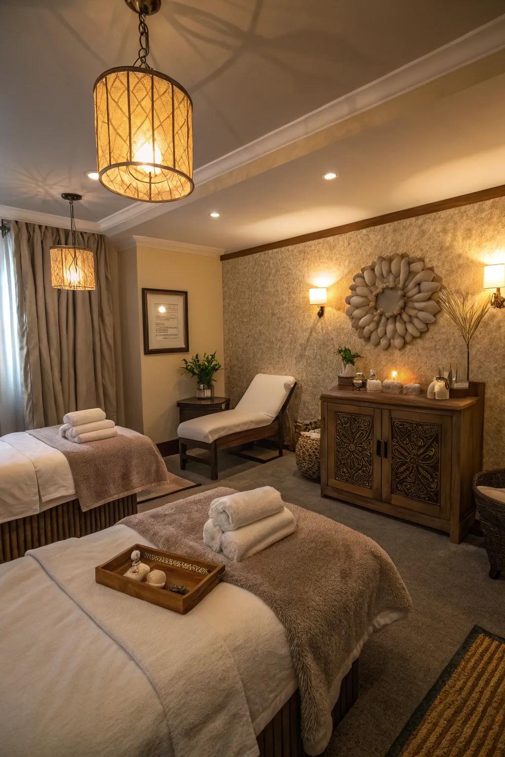 Establish the ambiance with innovative lighting approaches.