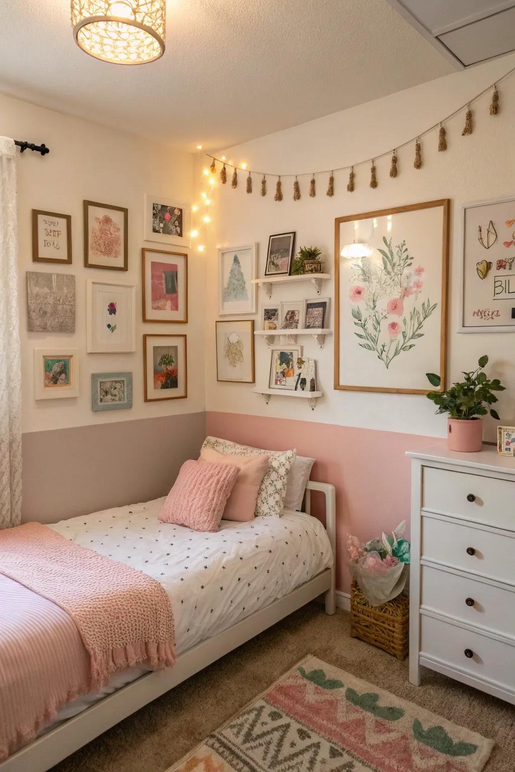 Show your unique style with personalized wall art.