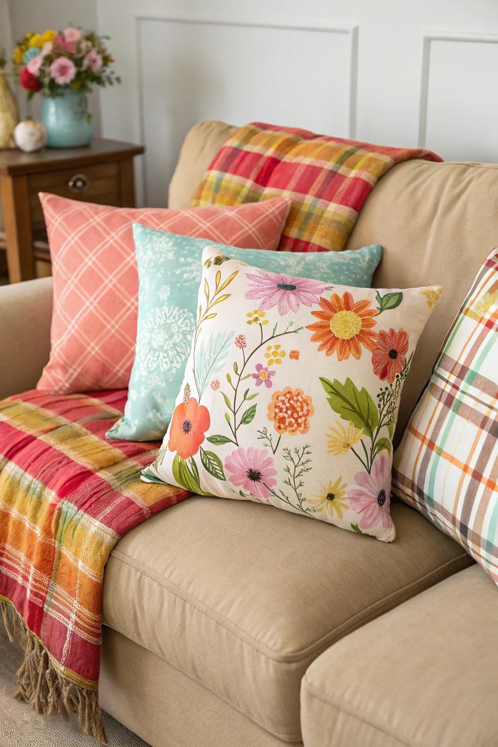 Seasonal swaps maintain a fresh and exciting decor all year long.