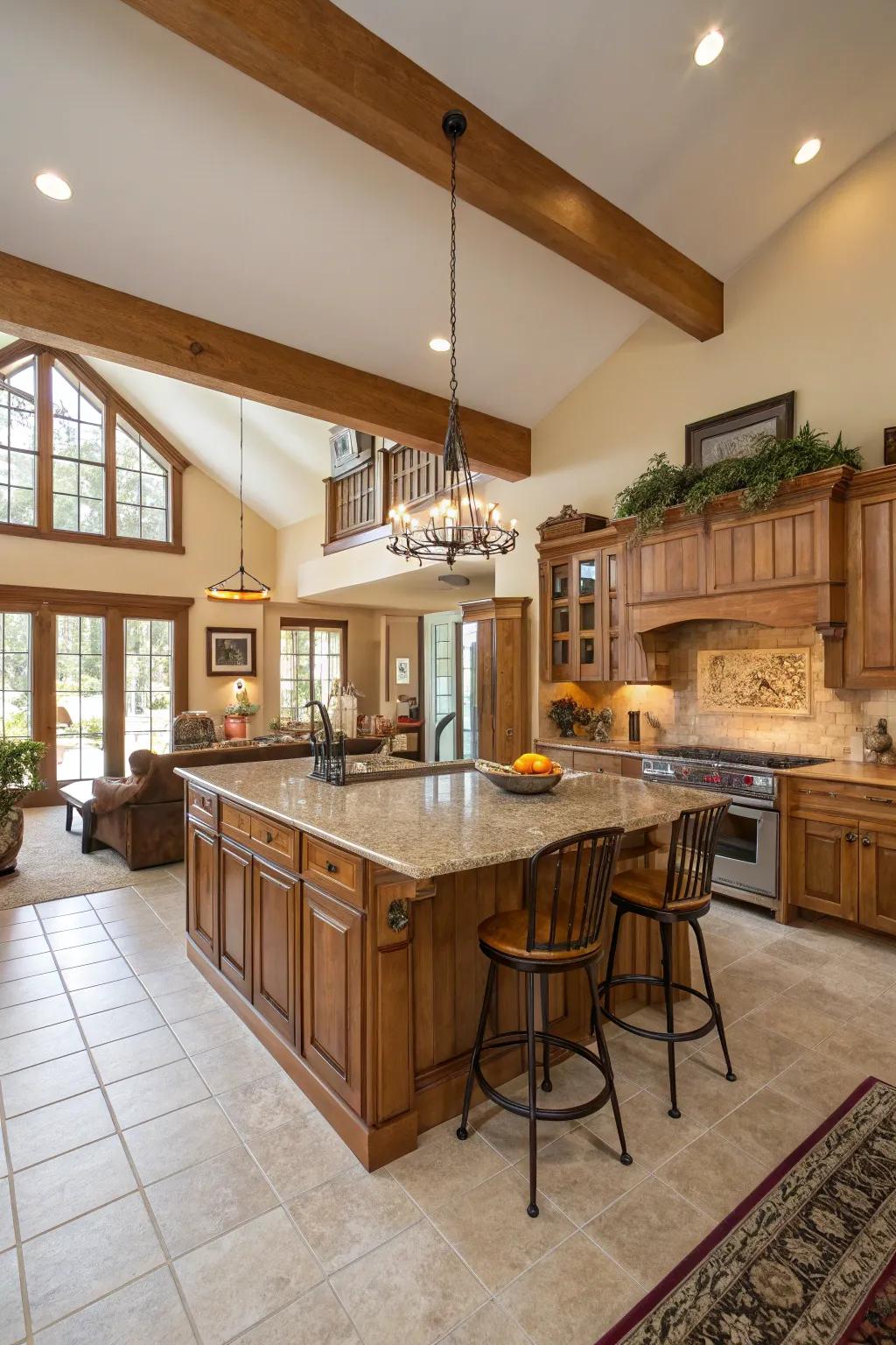 An expansive and breezy design encourages navigation and practicality.